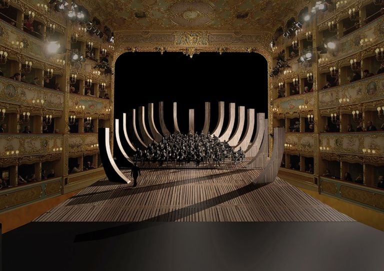 Teatro La Fenice, la nuova installazione. Courtesy Teatro La Fenice di Venezia