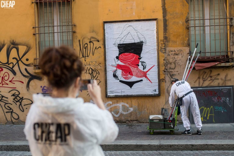 To _ let per “La lotta è FICA” un progetto di public art di CHEAP (ph Michele Lapini)