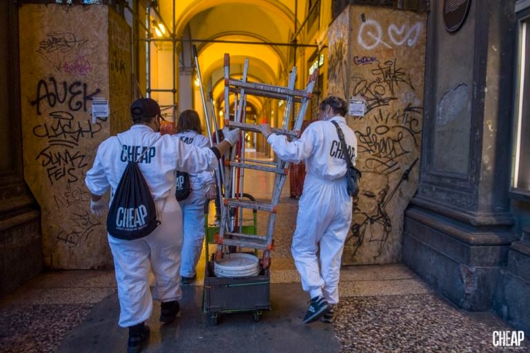 “La lotta è FICA” un progetto di public art di CHEAP (ph Michele Lapini)