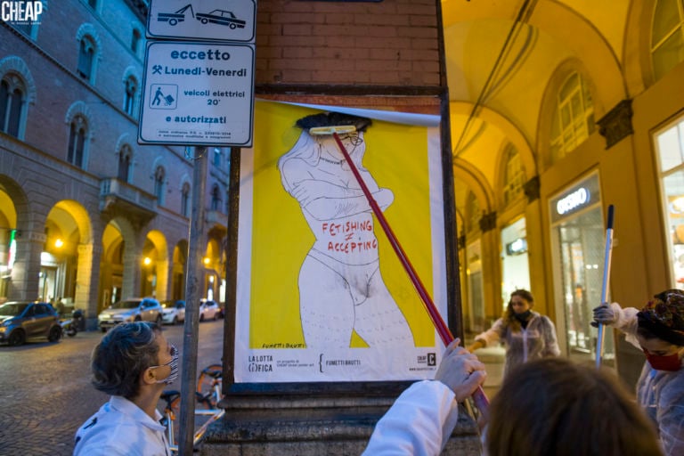 “La lotta è FICA” un progetto di public art di CHEAP (ph Michele Lapini)