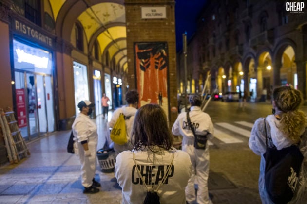 “La lotta è FICA” un progetto di public art di CHEAP (ph Michele Lapini)