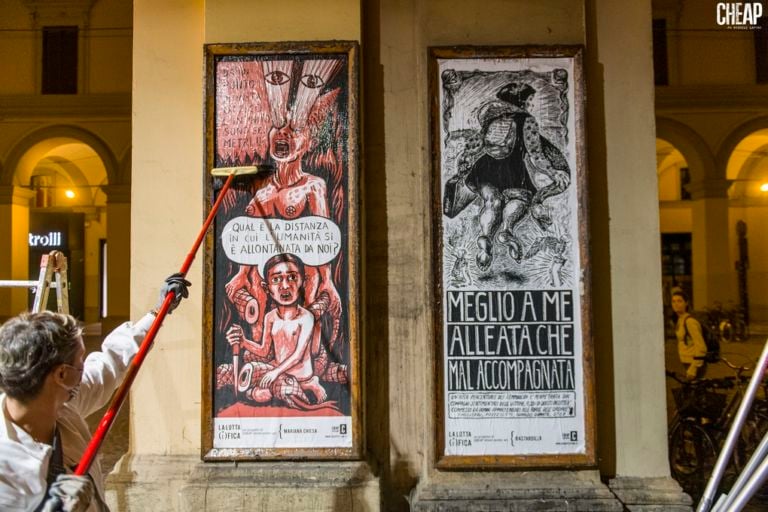 u per “La lotta è FICA” un progetto di public art di CHEAP (ph Michele Lapini)