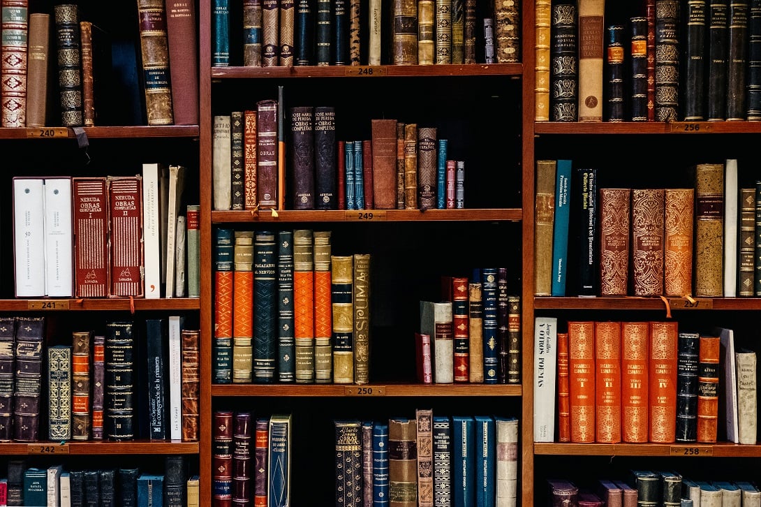 Biblioteca Photo by Iñaki del Olmo on Unsplash