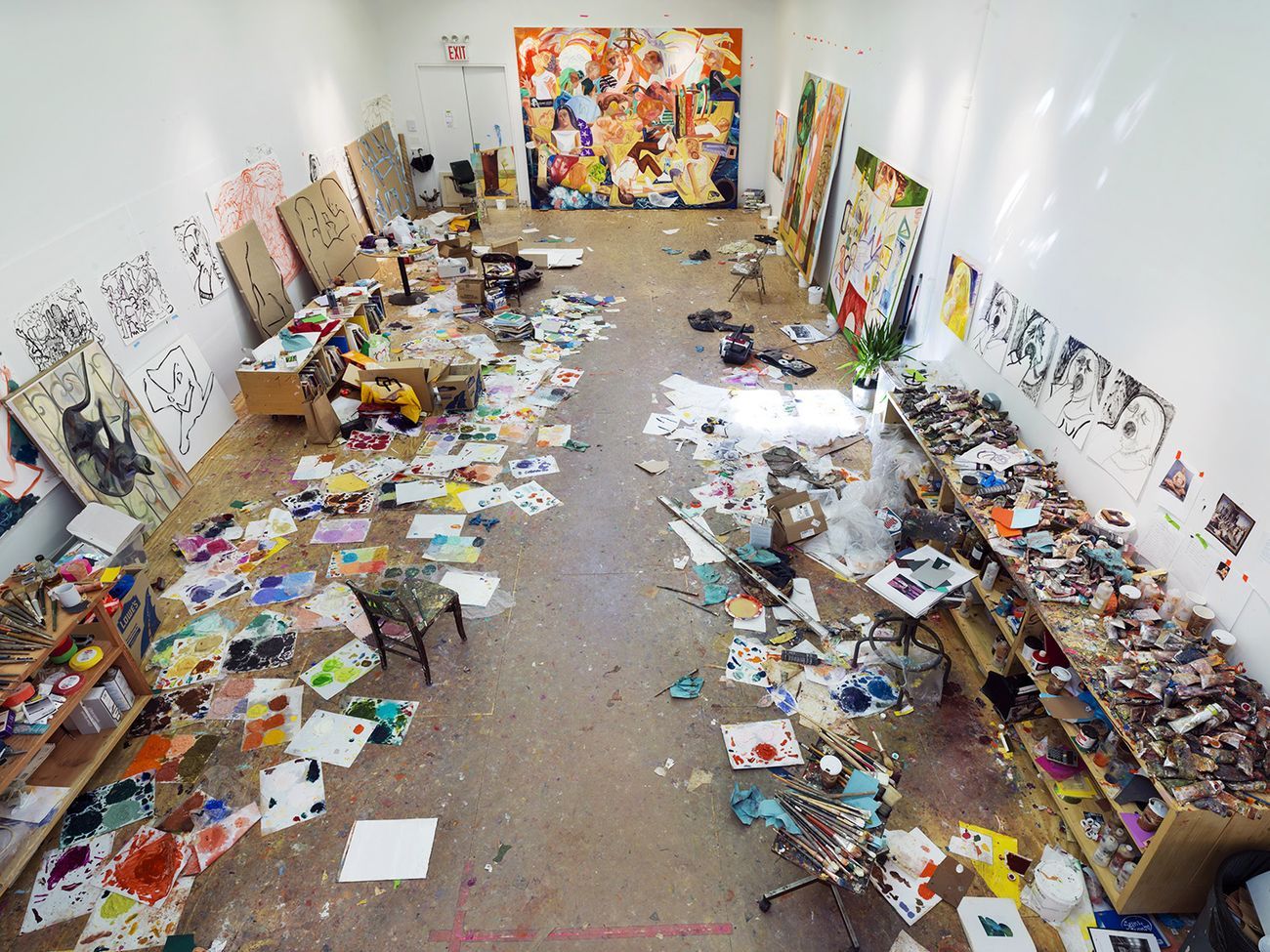 Dana Schutz, Gowanus, Brooklyn, 2012. Photo Marco Anelli © 2019