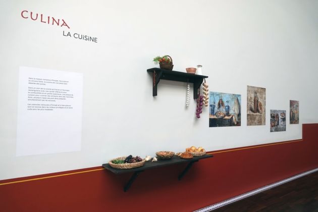 Dernier repas à Pompéi, exhibition view at Musée de l'Homme, Parigi 2020 © MNHN_JC Domenech