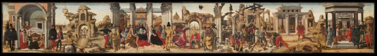 Ercole de' Roberti, Storie di San Vincenzo Ferrer, Pinacoteca Vaticana, Roma