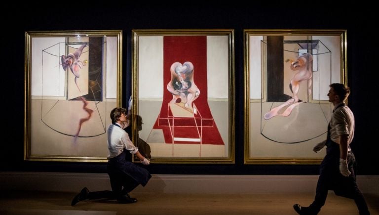 Francis Bacon Triptych Inspired by the Oresteia of Aeschylus, Bacon: © The Estate of Francis Bacon. All rights reserved. / DACS, London / ARS, NY 2020