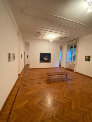 Gideon Rubin, exhibition view at galleria Monica De Cardenas, Milano 2020