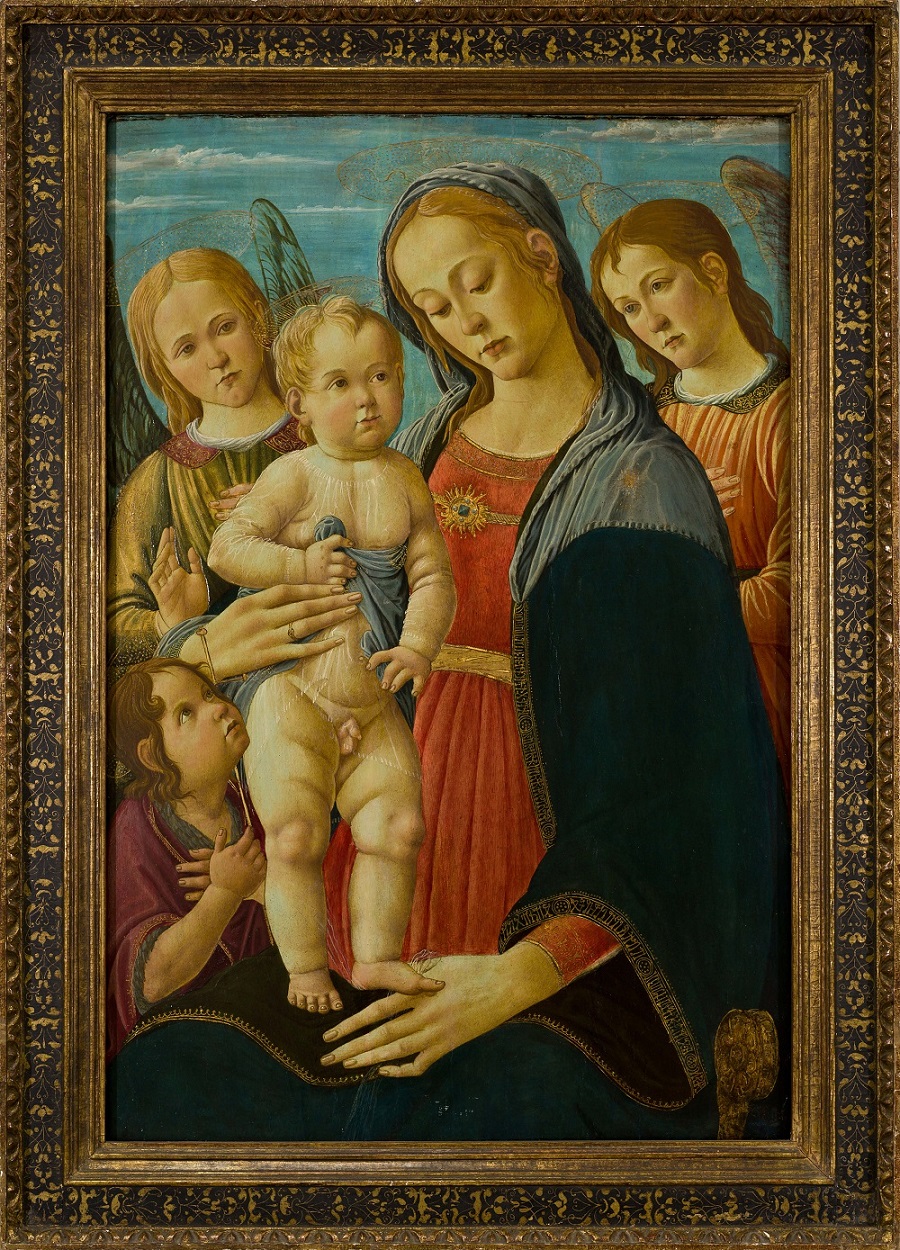 JACOPO DI ARCANGELO, detto DEL SELLAIO Madonna col Bambino, san Giovannino e due angeli, 1480-1485 Collezione Fondazione Francesco Federico Cerruti per l’Arte Castello di Rivoli Museo d’Arte Contemporanea, Rivoli-Torino Foto © Alessandro Fiamingo Courtesy Castello di Rivoli Museo d’Arte Contemporanea, Rivoli-Torino