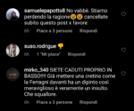 I commenti sotto il post di Chiara Ferragni alla pagina Instagram @galleriedegliuffizi