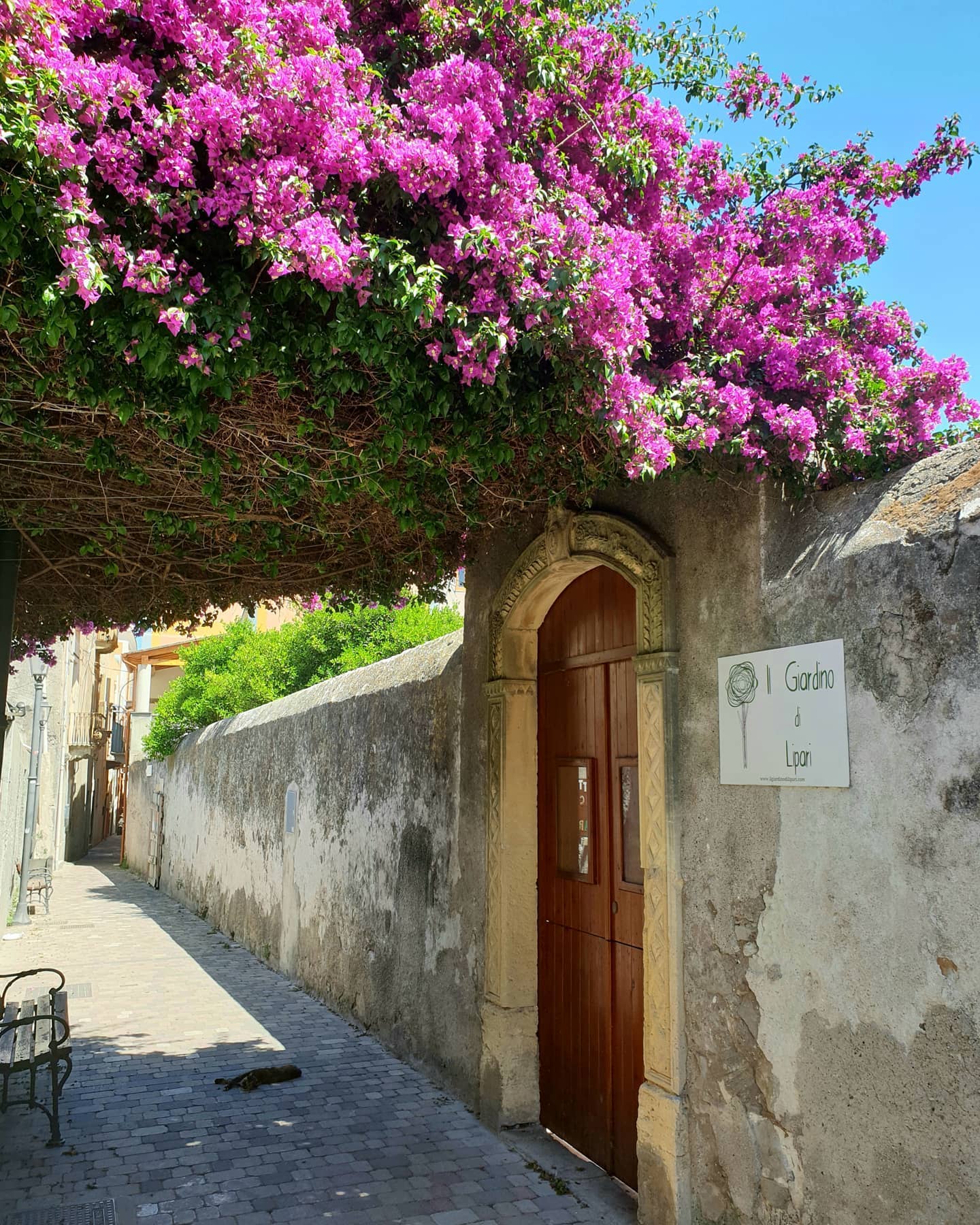 Il Giardino di Lipari, entrata