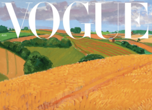 David Hockney firma la copertina di agosto di British Vogue con un paesaggio dell’East Yorkshire