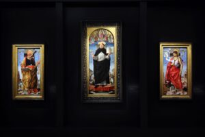 Ricostruire la storia dell’arte: il Polittico Griffoni in mostra a Bologna