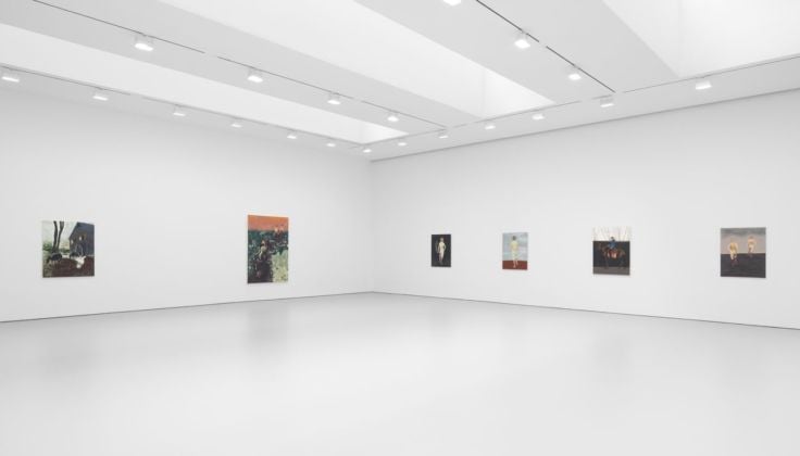 Mamma Andersson. The Lost Paradise. Installation view at David Zwirner, New York 2020. Courtesy David Zwirner