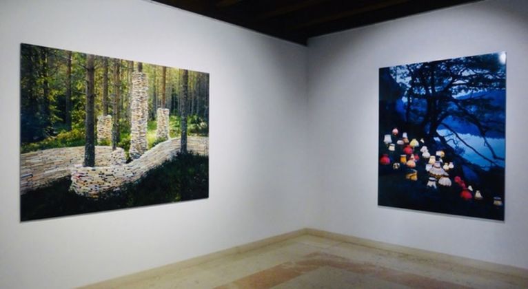 Messeinscena. Installation view at Galleria MARCOROSSIartecontemporanea, Verona 2020
