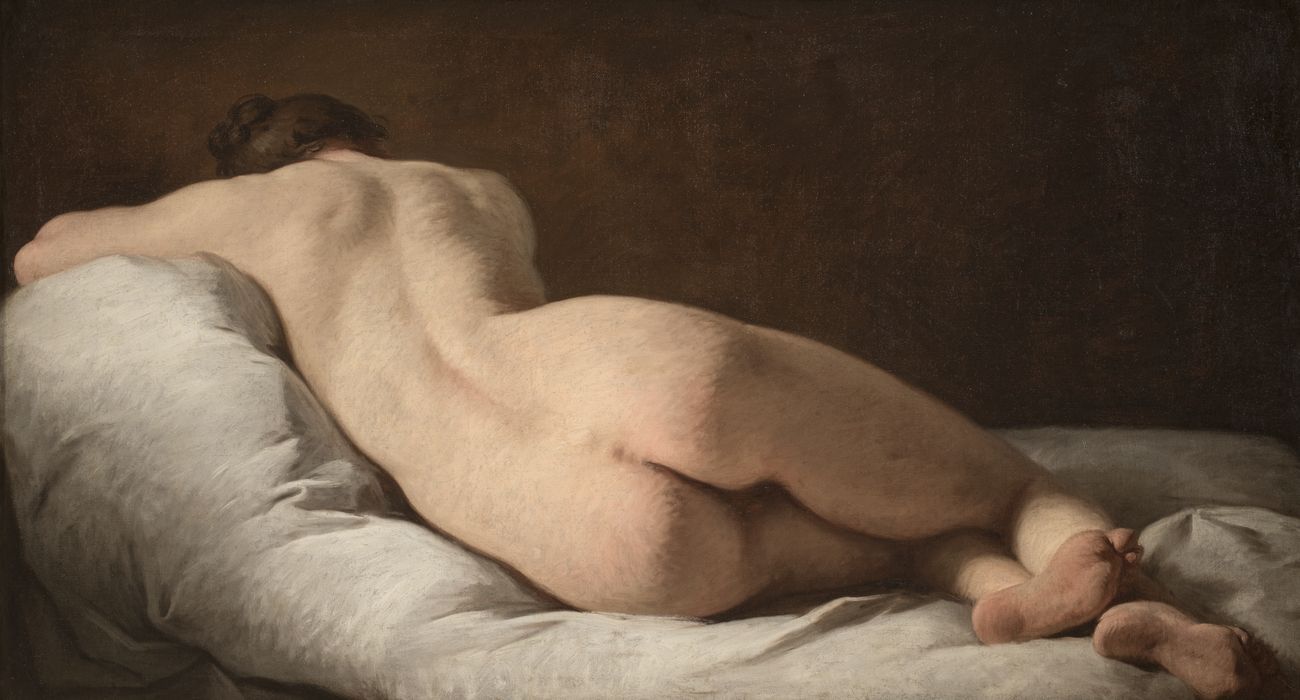 Pierre Subleyras, Nudo femminile di schiena, 1732 ca., olio su tela, Roma, Gallerie Nazionali Barberini Corsini, Palazzo Barberini