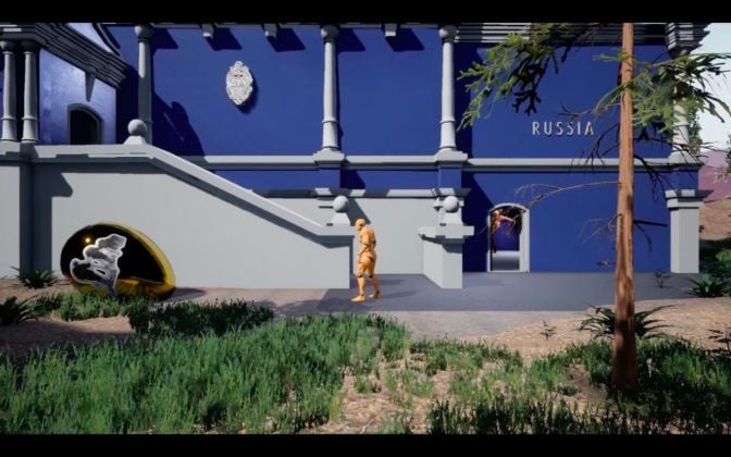 Screenshot dalla versione mock up del gioco di Maximov