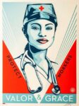 Shepard Fairey, Valor & Grace Nurse, 2020, Collezione privata