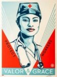 Shepard Fairey, Valor & Grace Nurse, 2020, Collezione privata