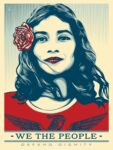 Shepard Fairey, We the People, Defend dignity, 2017, Collezione Pinto
