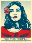 Shepard Fairey, We the People, Defend dignity, 2017, Collezione Pinto