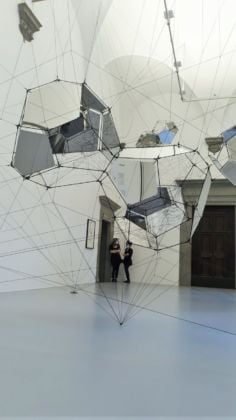 Tomás Saraceno. Aria. Exhibition view at Palazzo Strozzi, Firenze 2020