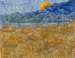 Vincent van Gogh: Paesaggio con covoni e luna nascente, 1889, olio su tela, cm 72 x 91,3. Collection Kröller-Müller Museum, Otterlo, the Netherlands © 2019 Collection Kröller-Müller Museum, Otterlo, the Netherlands; Photography Rik Klein Gotink, Harderwijk