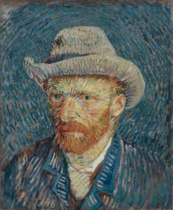 Vincent van Gogh, Autoritratto con cappello di feltro grigio, 1887, olio su tela, cm 44,5 x 37,2. Van Gogh Museum (Vincent van Gogh Foundation), Amsterdam