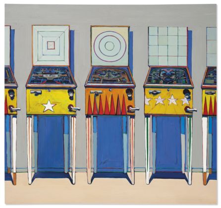 Wayne Thiebaud, Four Pinball Machines