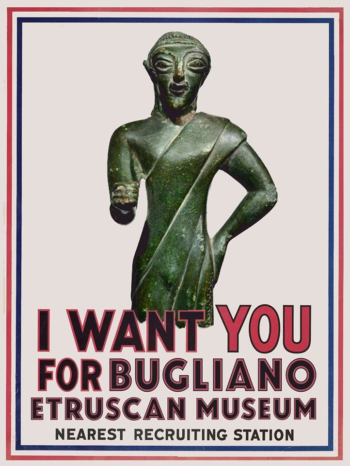Il Museo Civico Etrusco di Bugliano cerca professionisti volontari