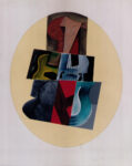 Aldo Mondino, Musica Parigi, 1974, olio su tela, cm 80x65