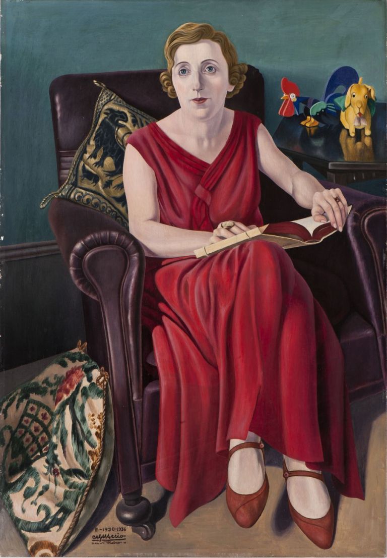 Cagnaccio di San Pietro, Ritratto della signora Wighi, 1930-36. Mart, Museo di arte moderna e contemporanea di Trento e Rovereto - Collezione VAF-Stiftung