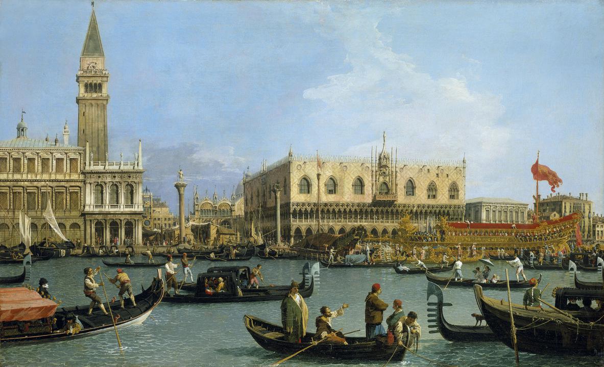 Canaletto, The Bacino di San Marco on Ascension Day, c.1733–4 Trust © Her Majesty Queen Elizabeth II 2020