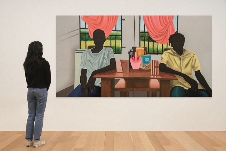 Eniwaye, Diptych the Breakfast Courtesy the artist and Destinee Ross Stutton 2020