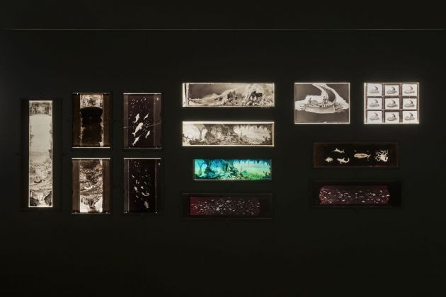 Eugène Frey, Plaques de verre pour Décors lumineux, 1909 e s.d.. Collections Musée Nicéphore Niépce e Monte‐Carlo Société des Bains de Mer. Photo Andrea Rossetti, 2020