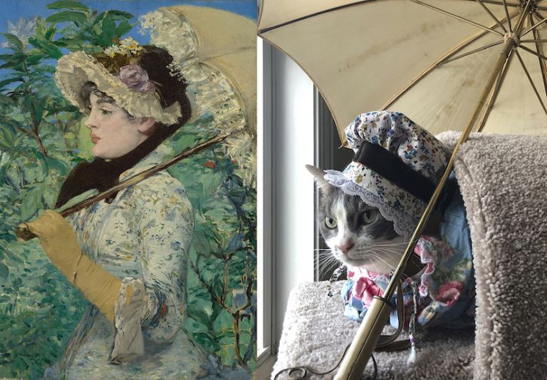 Édouard Manet, Jeanne (Spring), 1881; Re-creation: Jeannette Hulick