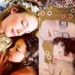 Gustav Klimt, The Three Ages of Woman (detail), 1905; Re-creation: Ginevra Roselli Lorenzini