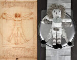 Leonardo da Vinci, The Vitruvian Man, ca. 1490; Re-creation: Holly Button and Pam Cyphert