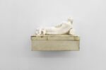 Francesco Carone, L’attesa (scultura sirena), 2014, terracotta, scatola di cartone, cm 30x20x20
