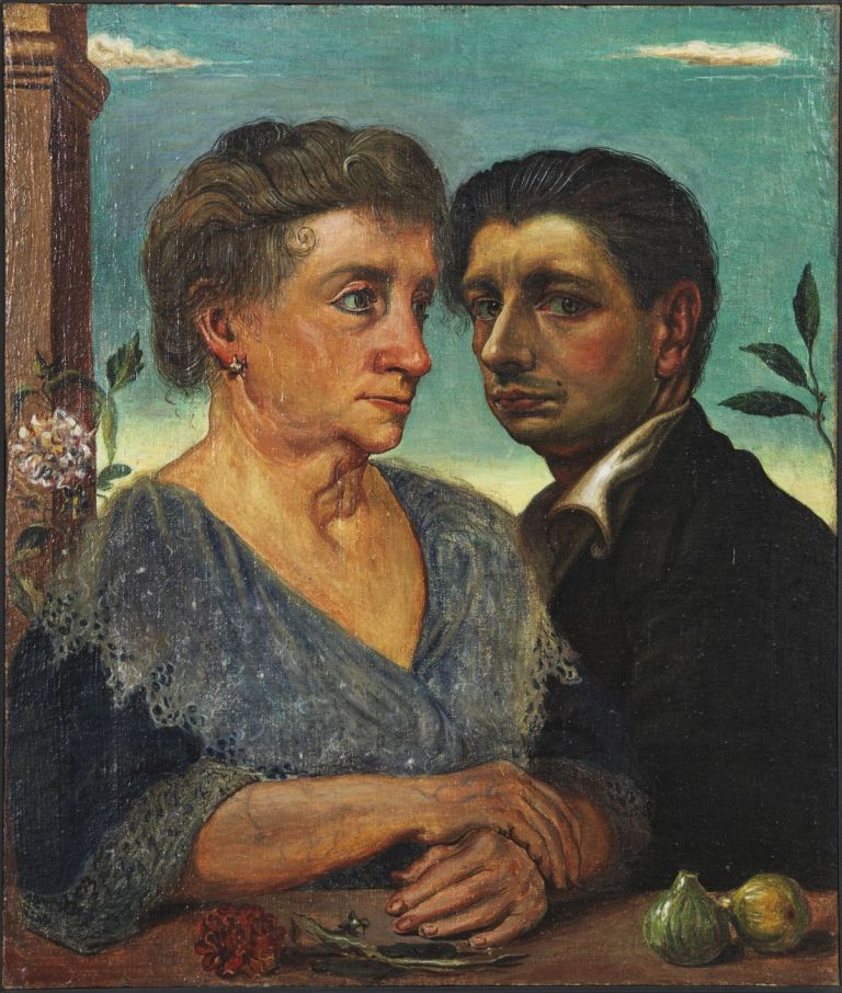 Giorgio de Chirico, Autoritratto con la madre, 1921. Mart, Museo di arte moderna e contemporanea di Trento e Rovereto Collezione VAF Stiftung