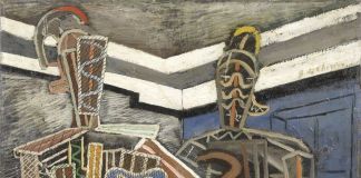 Giorgio de Chirico, Manichini guerrieri (Archeologi), 1926, olio su tela, cm 81,3x60