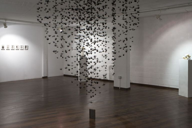Jukhee Kwon. The Lightness of a Moment. Installation view at Galleria Patricia Armocida, Milano 2020