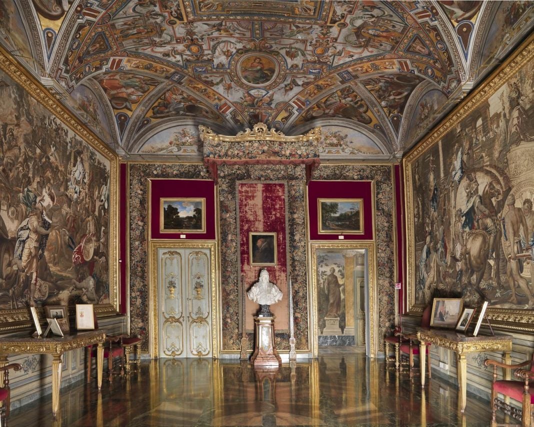 La Sala del Baldacchino. Palazzo Colonna, Roma