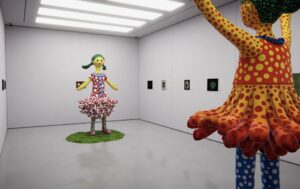 La prima mostra mai realizzata in cloud streaming 3D dedicata a Yayoi Kusama