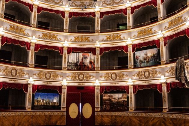 Le quattro opere di Davide Bramante. Teatro Tina di Lorenzo, Noto 2020. Photo Franca Centaro