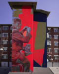 Street art nel quartiere Lunetta