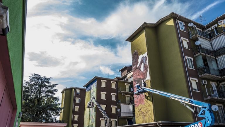 Street art nel quartiere Lunetta