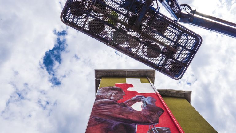 Street art nel quartiere Lunetta