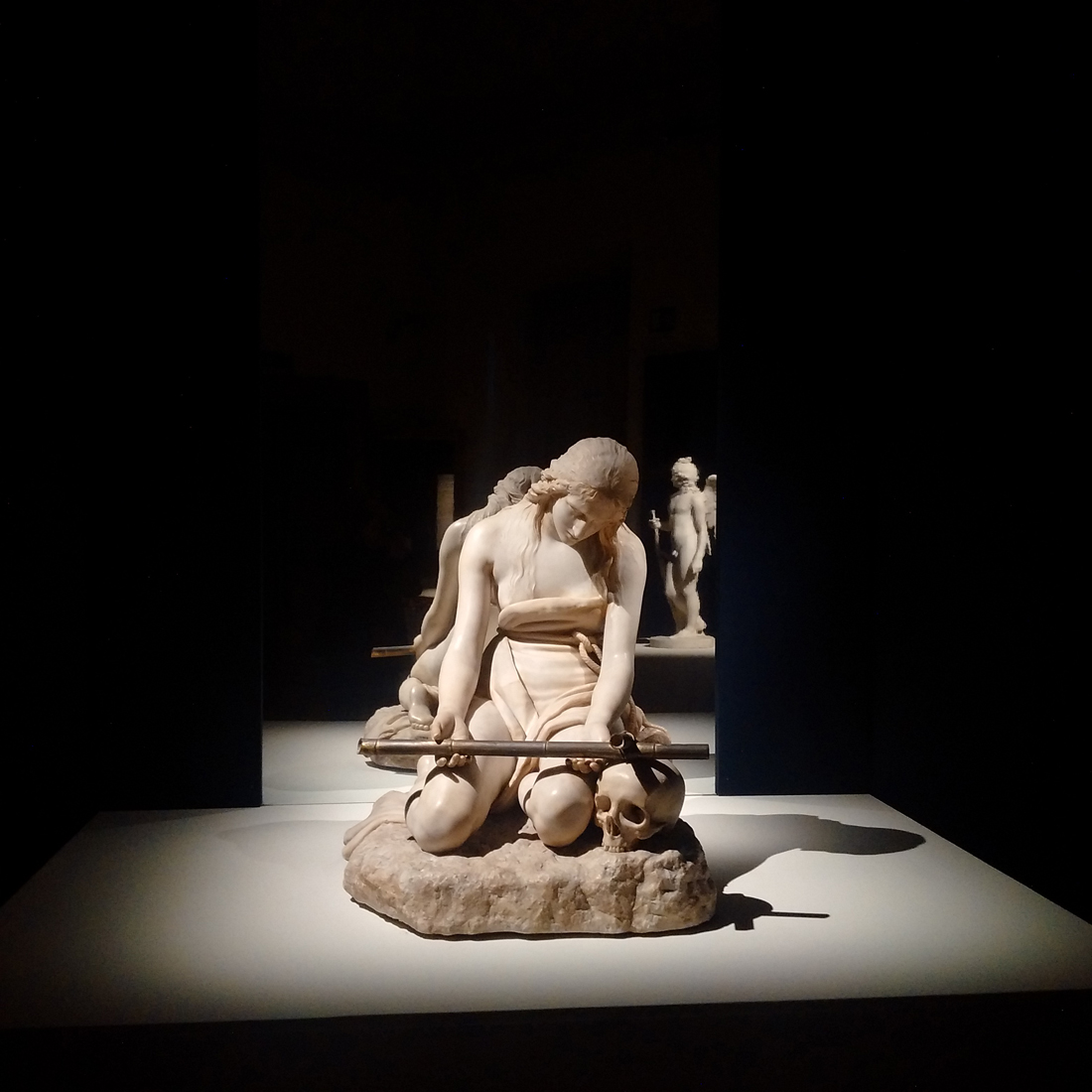 Maddalena Penitente. Illuminazione della mostra “Canova – Eterna bellezza”. Photo Studio Quintiliani