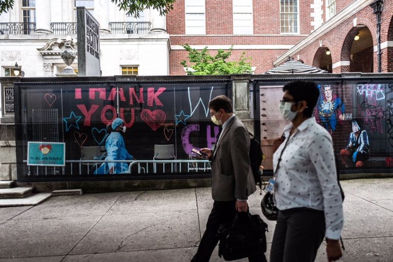 New York Responds. Exhibition view at Museum of the City of New York, 2020. Photo Francesca Magnani